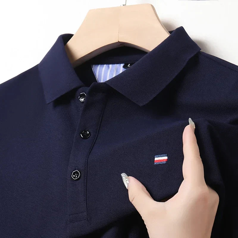 Heren Poloshirt Klassiek van Koos Comfortabel Katoen