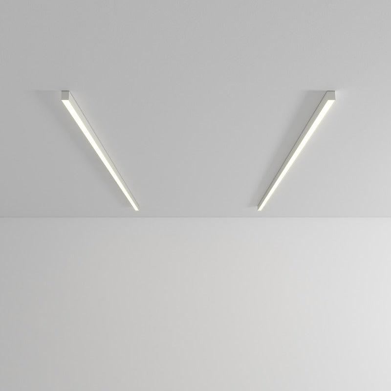 LED plafondlamp zwart langwerpig modern voor woonkamer hal slaapkamer minimalistische plafondverlichting binnen