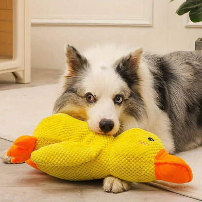 Hondenspeelgoed Eend Kwakgeluid Bijtspeelgoed Touwtrekken Stressverlichting Hond