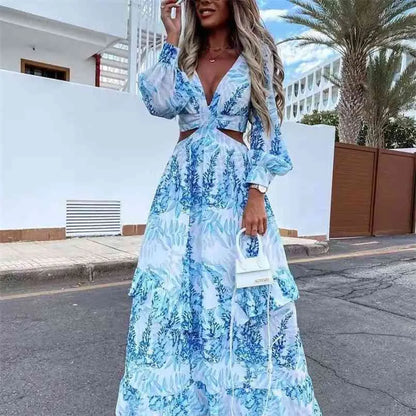 Lange Zomerjurk Strandjurk voor Vrouw Maxi Stijl