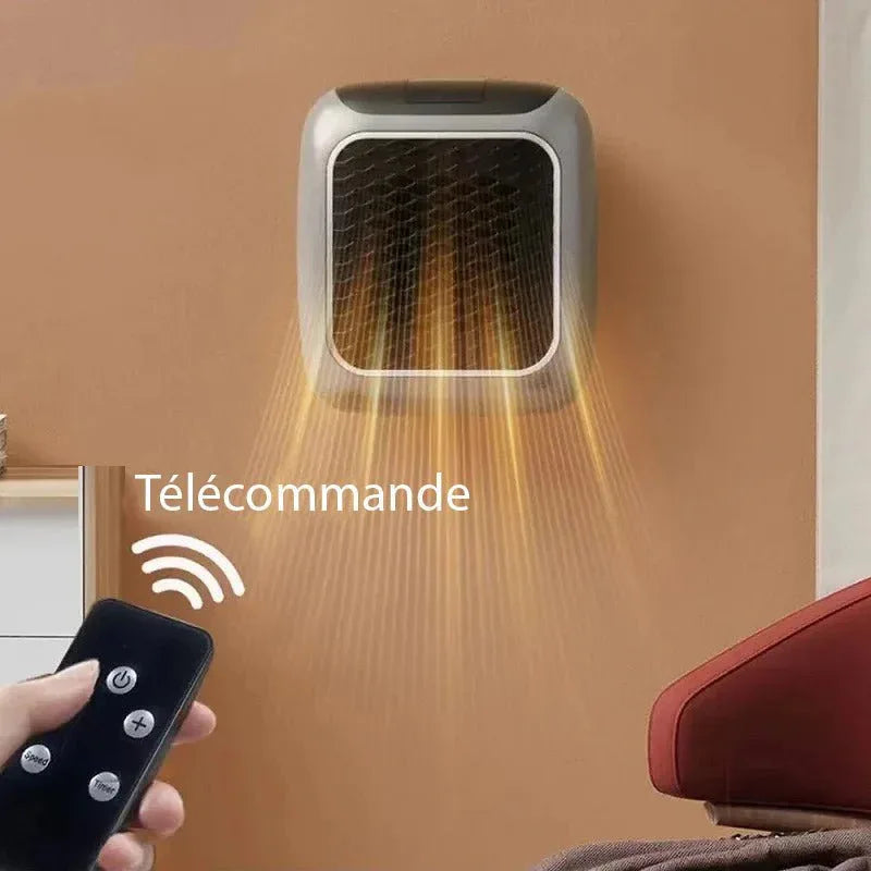 Compact Keramisch Verwarmingsapparaat 800W USB Wandmontage met Afstandsbediening Energiezuinig Verwarming