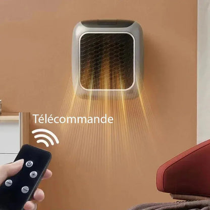 Compact Keramisch Verwarmingsapparaat 800W USB Wandmontage met Afstandsbediening Energiezuinig Verwarming