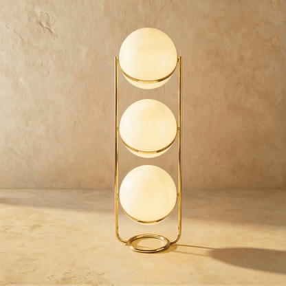 Rasu Minimalistische Staande Lamp Van Massief Staal Met Stabiele Voet
