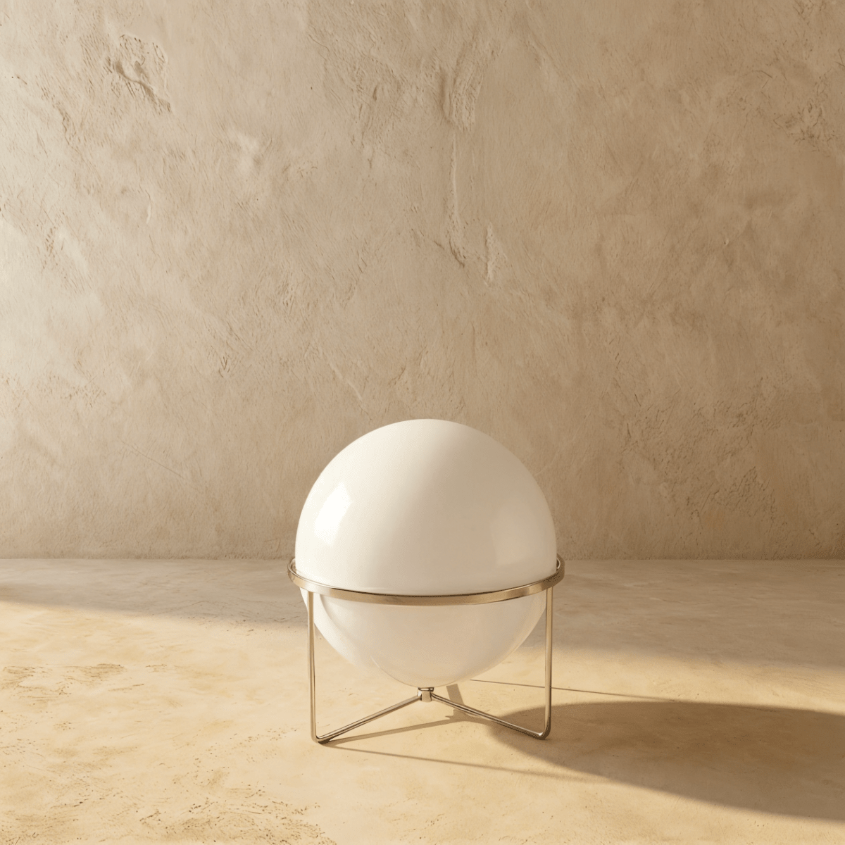 Rasu Minimalistische Staande Lamp Van Massief Staal Met Stabiele Voet
