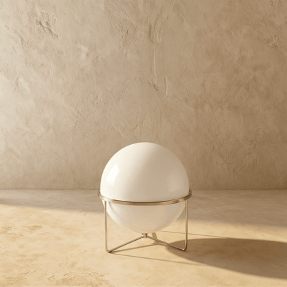Rasu Minimalistische Staande Lamp Van Massief Staal Met Stabiele Voet