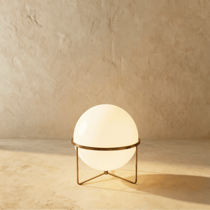 Rasu Minimalistische Staande Lamp Van Massief Staal Met Stabiele Voet