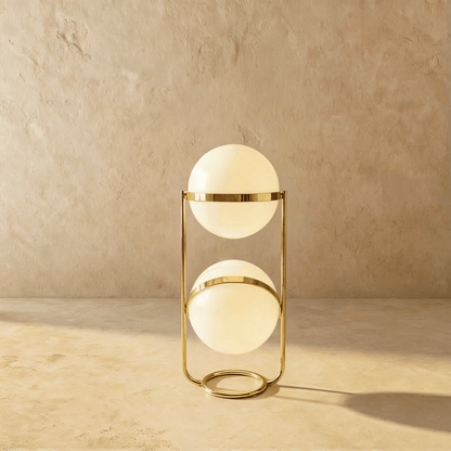 Rasu Minimalistische Staande Lamp Van Massief Staal Met Stabiele Voet