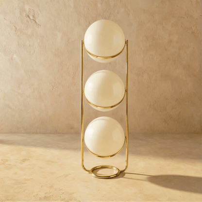 Rasu Minimalistische Staande Lamp Van Massief Staal Met Stabiele Voet