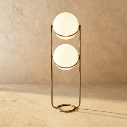 Rasu Minimalistische Staande Lamp Van Massief Staal Met Stabiele Voet