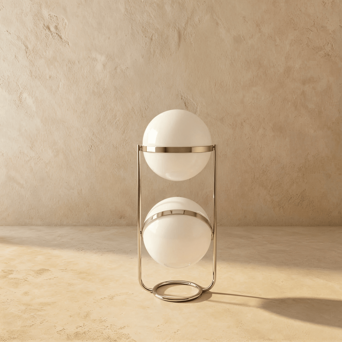 Rasu Minimalistische Staande Lamp Van Massief Staal Met Stabiele Voet