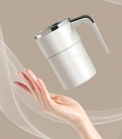 Zelfroerende Koffiemok Oplaadbaar Met Temperatuur Display RVS 320g