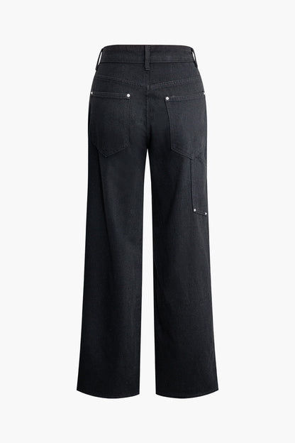 Klassieke Heren Jeans Comfortabele Fit
