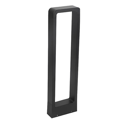 Sokkellamp LED 10W Zwart Aluminium Tuin Oprijlaan Pad IP65 Staande Buitenlamp Rechthoek Warmwit 3000K Gazonlamp Tuinverlichting