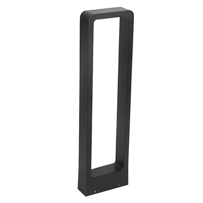 Sokkellamp LED 10W Zwart Aluminium Tuin Oprijlaan Pad IP65 Staande Buitenlamp Rechthoek Warmwit 3000K Gazonlamp Tuinverlichting
