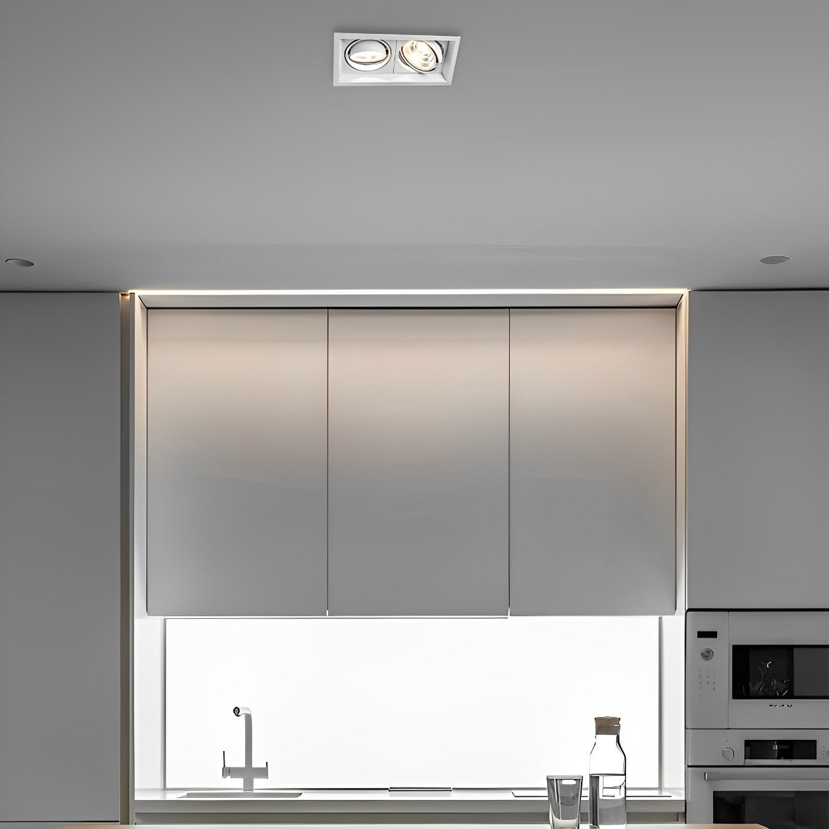 Inbouwspot Dubbel LED Aluminium Wit 24W Plafond Woonkamer Keuken Winkel Verstelbaar Downlight Inbouw Armatuur Modern