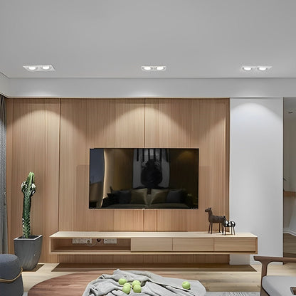 Inbouwspot Dubbel LED Aluminium Wit 24W Plafond Woonkamer Keuken Winkel Verstelbaar Downlight Inbouw Armatuur Modern