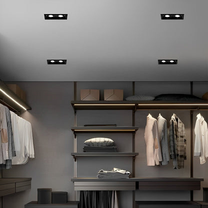 Inbouwspot Dubbel LED Aluminium Wit 24W Plafond Woonkamer Keuken Winkel Verstelbaar Downlight Inbouw Armatuur Modern