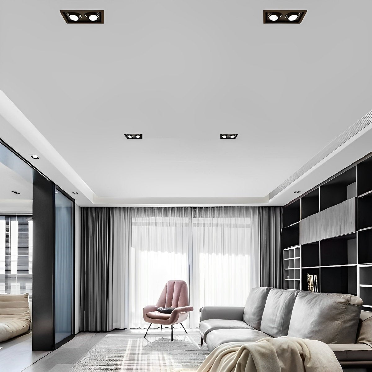 Inbouwspot Dubbel LED Aluminium Wit 24W Plafond Woonkamer Keuken Winkel Verstelbaar Downlight Inbouw Armatuur Modern
