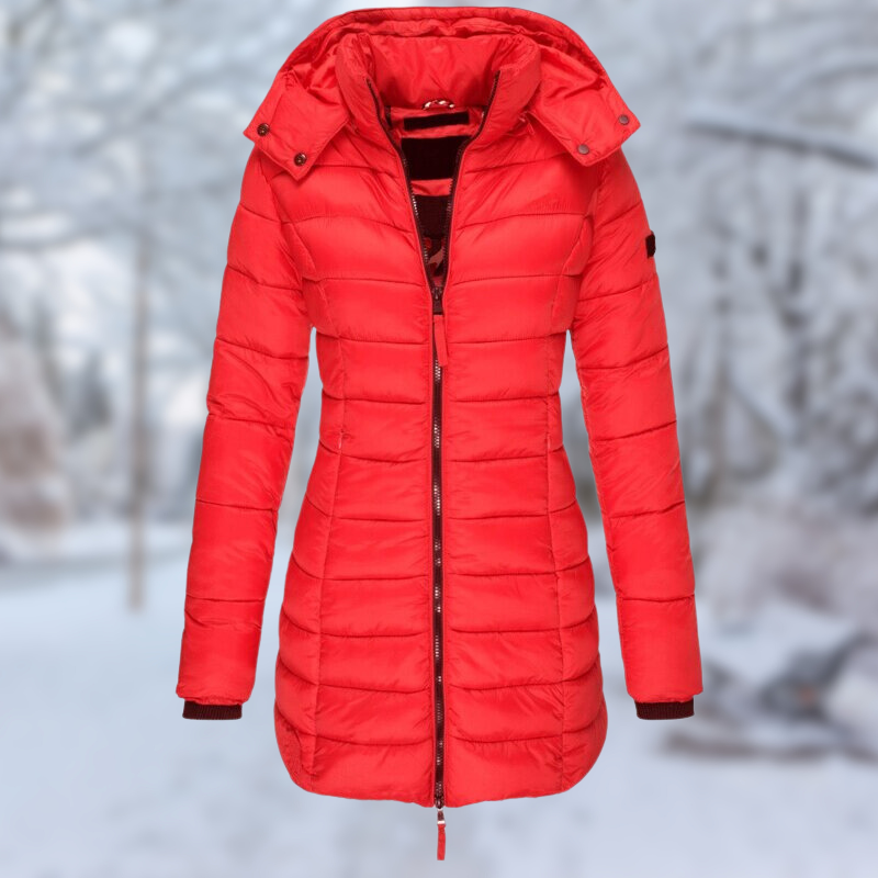 Dames Winterjas Halflang Warm en Stijlvol