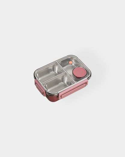 Geïsoleerde Lunchbox met Compartimenten - Warmhoudbakje voor Onderweg Groen Rood Blauw 2 of 3 Vakken - Premium Maaltijdcontainer Werk School Picknick