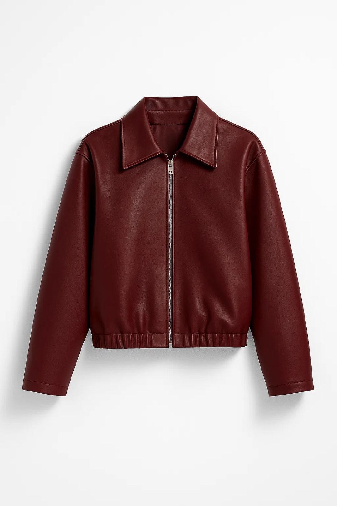 Dames Bikerjas Oversized Elastisch Casual Stijl