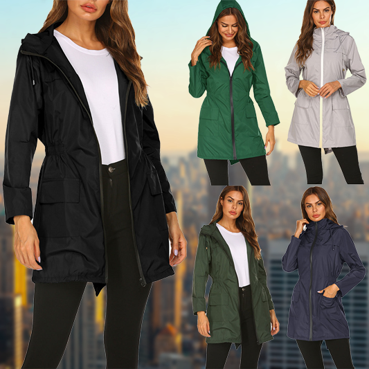 Dames Regenjas Waterdicht Winddicht Outdoor