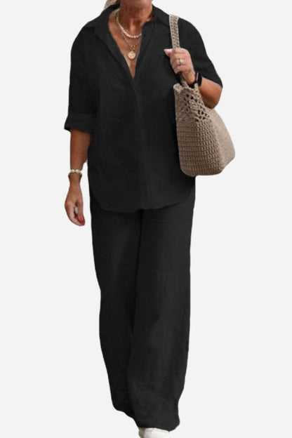Vrouwelijke Zomerset: Blouse en Broek