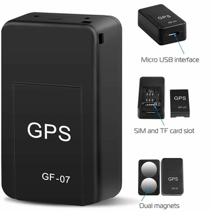 Mini Draagbare Magnetische GPS Tracker voor Voertuigen en Personen | Compacte Real-Time Locatie Volgsysteem met Spraakopname en 12 Dagen Standby