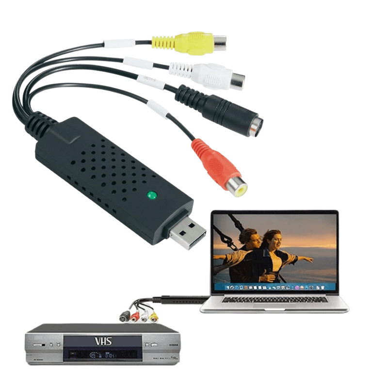 VHS naar Digitaal Converter met Afspeel- en Opnamefunctie | Herleef je Videocassettes