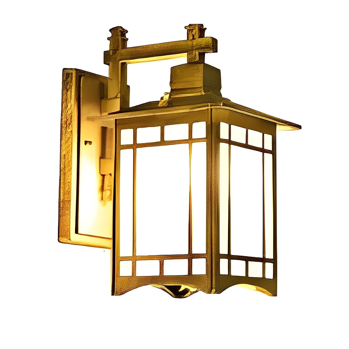 Buitenlamp Solar Wandlamp Aluminium Zwart Brons Tuin Klassiek Lantaarn Buiten Wandverlichting Zonne-energie IP55 Villa Oprit Veranda