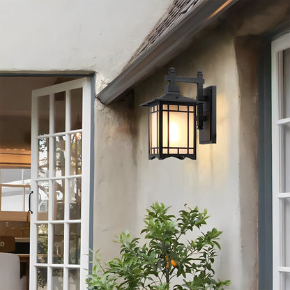 Buitenlamp Solar Wandlamp Aluminium Zwart Brons Tuin Klassiek Lantaarn Buiten Wandverlichting Zonne-energie IP55 Villa Oprit Veranda