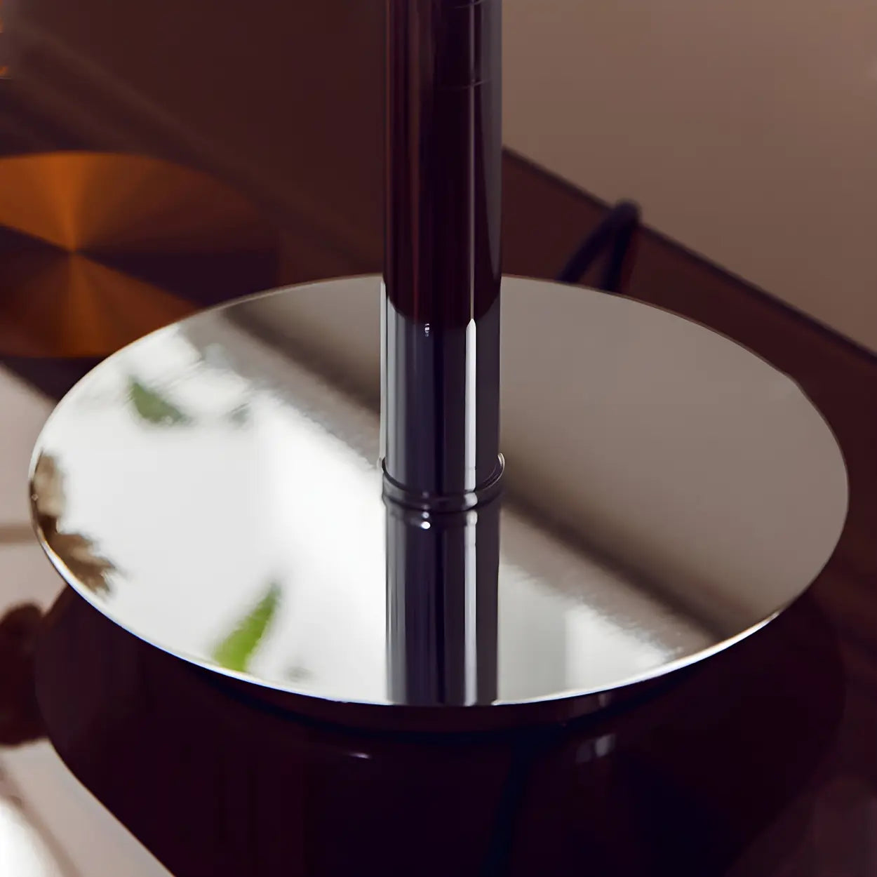 Vloerlamp Glas Retro Bol E27 Metaal Geel 155cm Sfeerverlichting Woonkamer