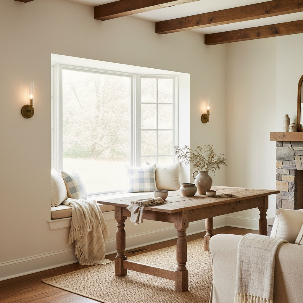 Geribbelde Glazen Wandlamp met Koperkleurige Afwerking – 1 of 2 Lichtpunten voor Badkamer Gang Slaapkamer