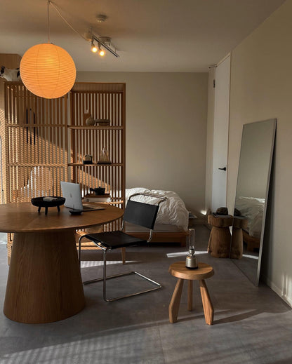 Japanse Mulberry Paper Hanglamp — Handgemaakte Washi Lampenkap Bol Sfeerverlichting