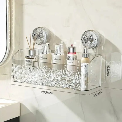 Sansoti | Badkamerrek met Zuignap Zonder Boren – Waterbestendig Douche- & Wandrek voor Badkamer