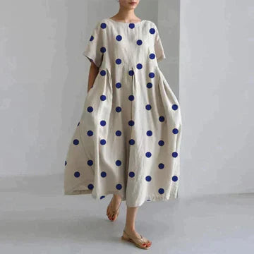 Vrouwelijke Zomerjurk Lange Elegante Bloemenprint