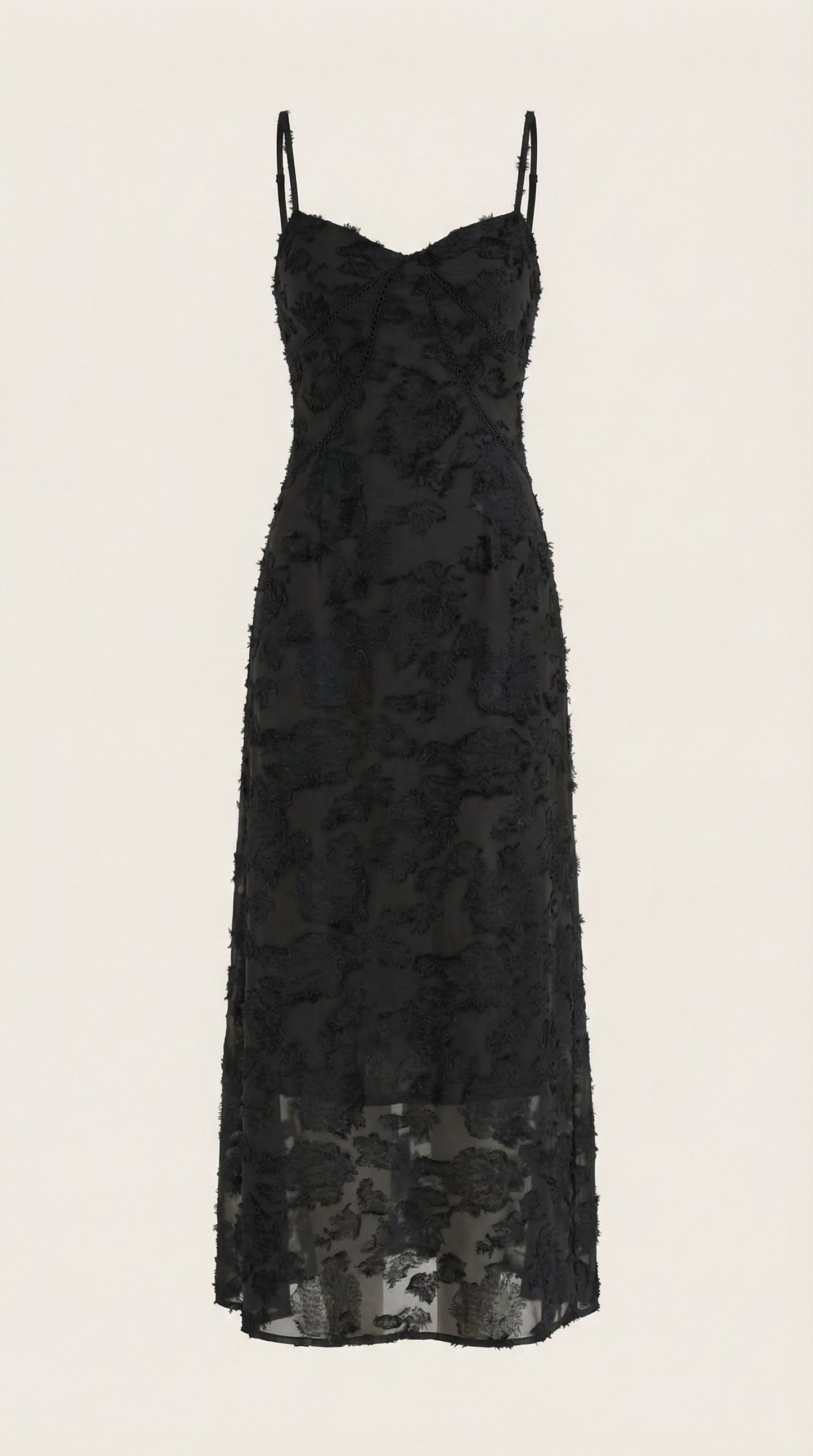 Jurk Dames Getailleerd Maxi Model met Spaghettibandjes