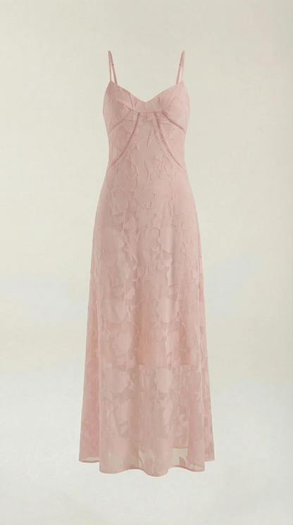 Jurk Dames Getailleerd Maxi Model met Spaghettibandjes