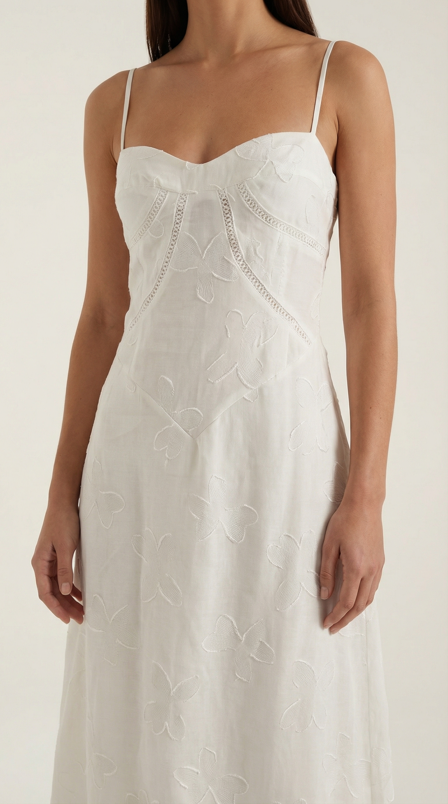 Jurk Dames Getailleerd Maxi Model met Spaghettibandjes