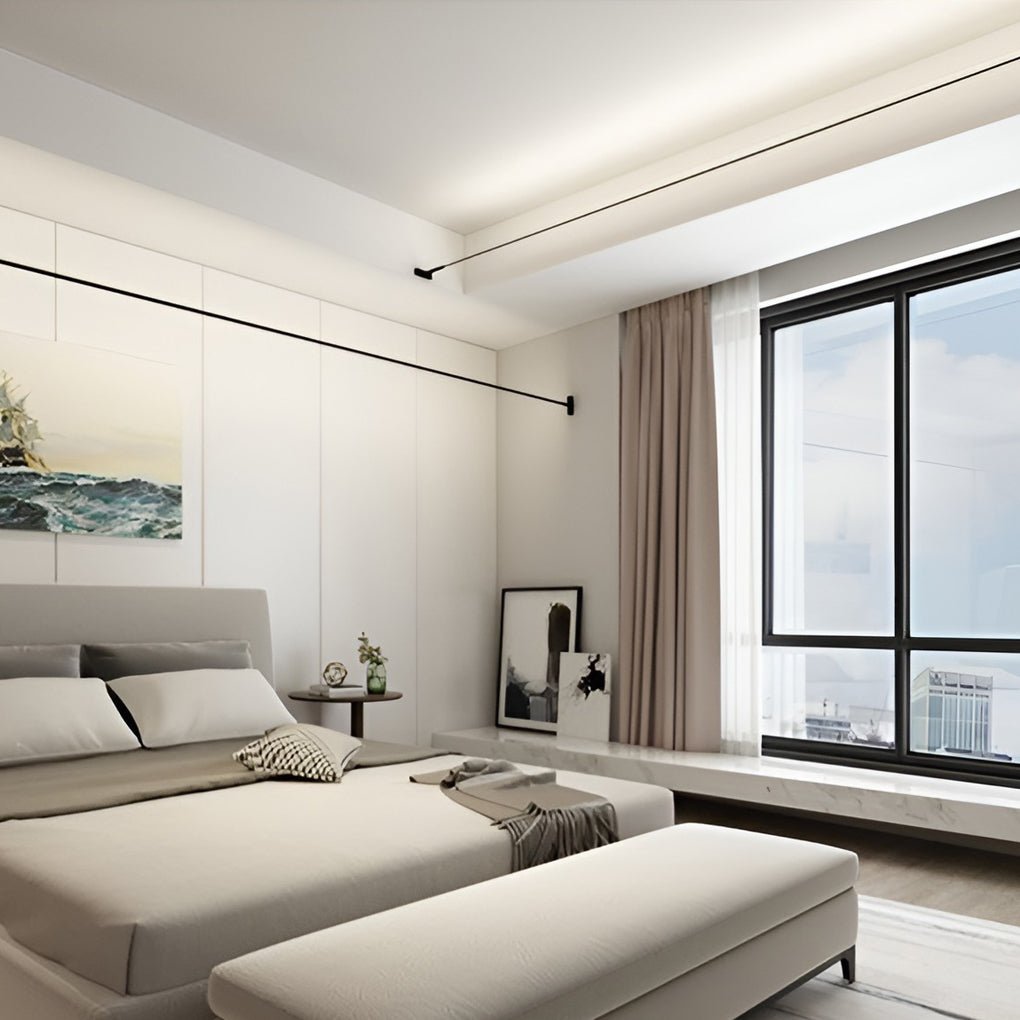 Draaibare LED Plafondlamp 360° Modern Dimbaar Strak Design Zwart Wit Aluminium Verlichting voor Woonkamer Keuken Kantoor