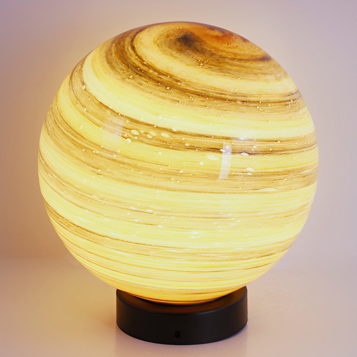 Buitenlamp Paalkop Bol Glas Marmerlook Warmwit Tuin Oprit Hek Villa Buitenverlichting Sokkel Lamp E27 IP54 Tuinlamp Sfeerverlichting
