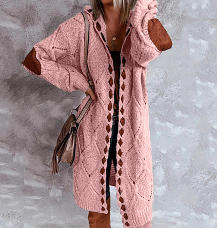 Oversized Gehaakte Cardigan Zacht en Luchtig Bohemian Stijl