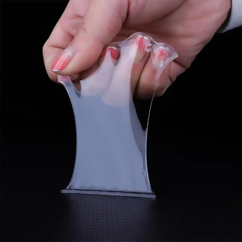 Dubbelzijdig Tape Transparant Sterk PET Gel 3cm x 3m Binnen Buiten Spoorloos Verwijderbaar Muur Plafond Auto