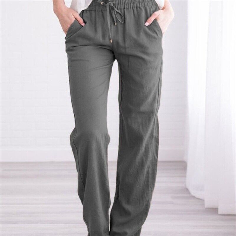 Elastische Joggingbroek voor Vrouwen met Trekkoord