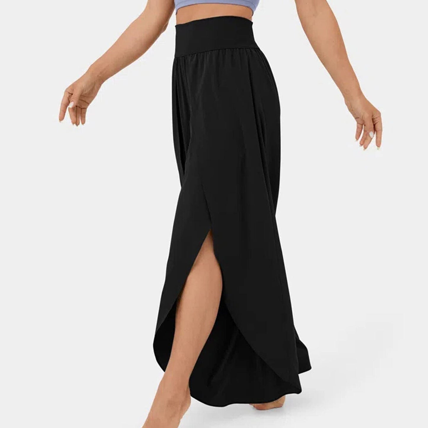 Wijde Vrouwelijke Broek Comfortabele Zomerpijpen