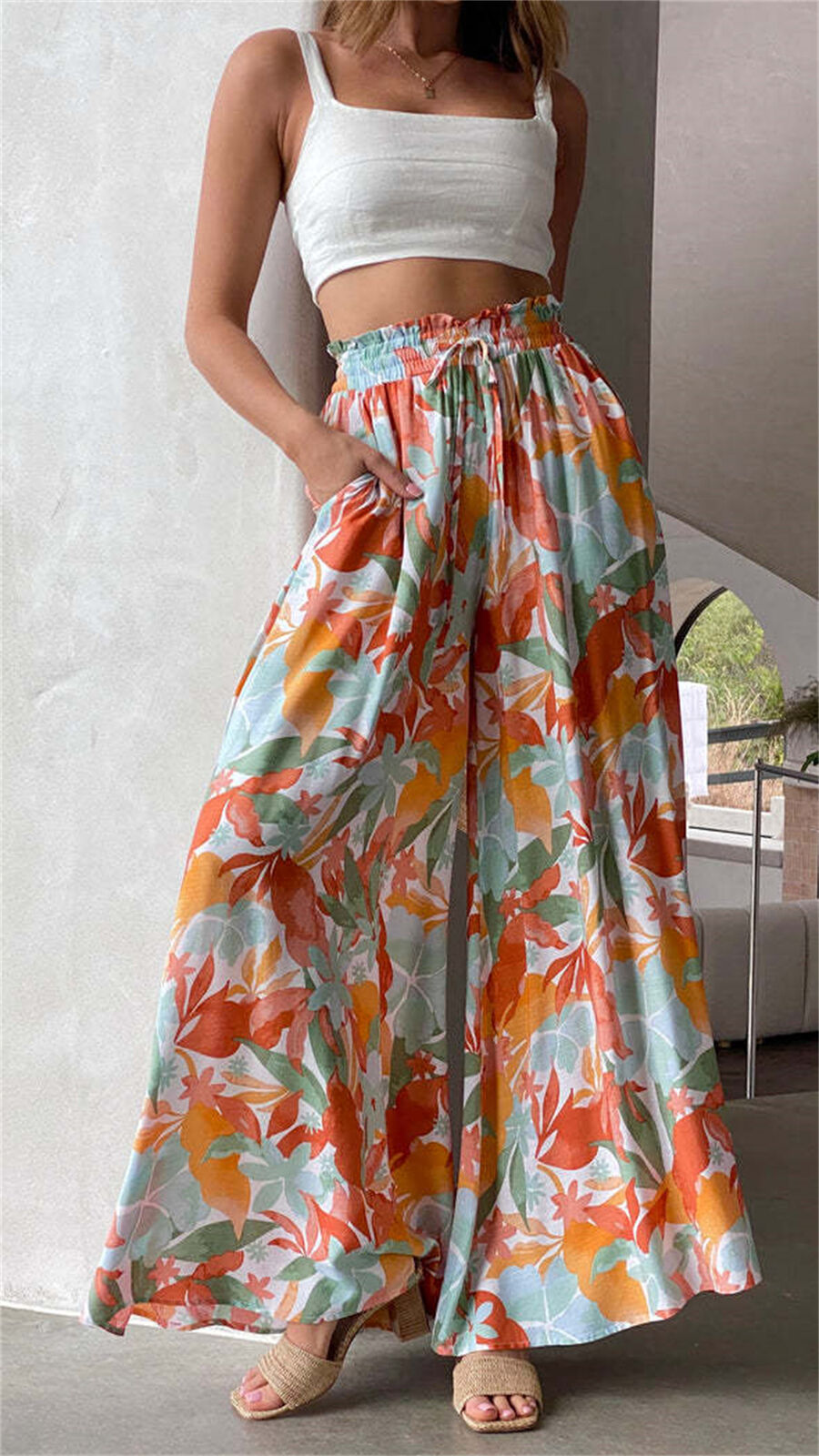 Damesbroek Zomerkleding Comfortabel met Trekkoord - StudioMarella