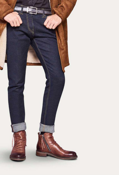 Leren Laarzen Antislip Zool Elegante Stijl