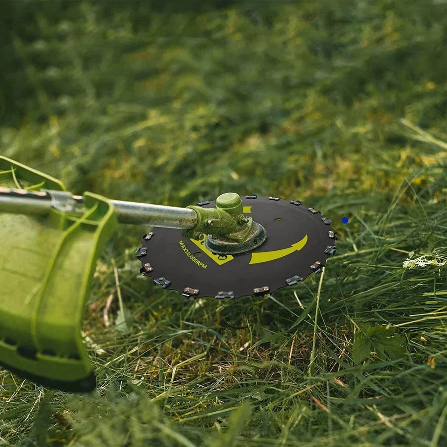 Kantenmaaier Oprit en Gazonranden Stalen Maaiblad 23cm Grastrimmer Opzetstuk Tuinonderhoud