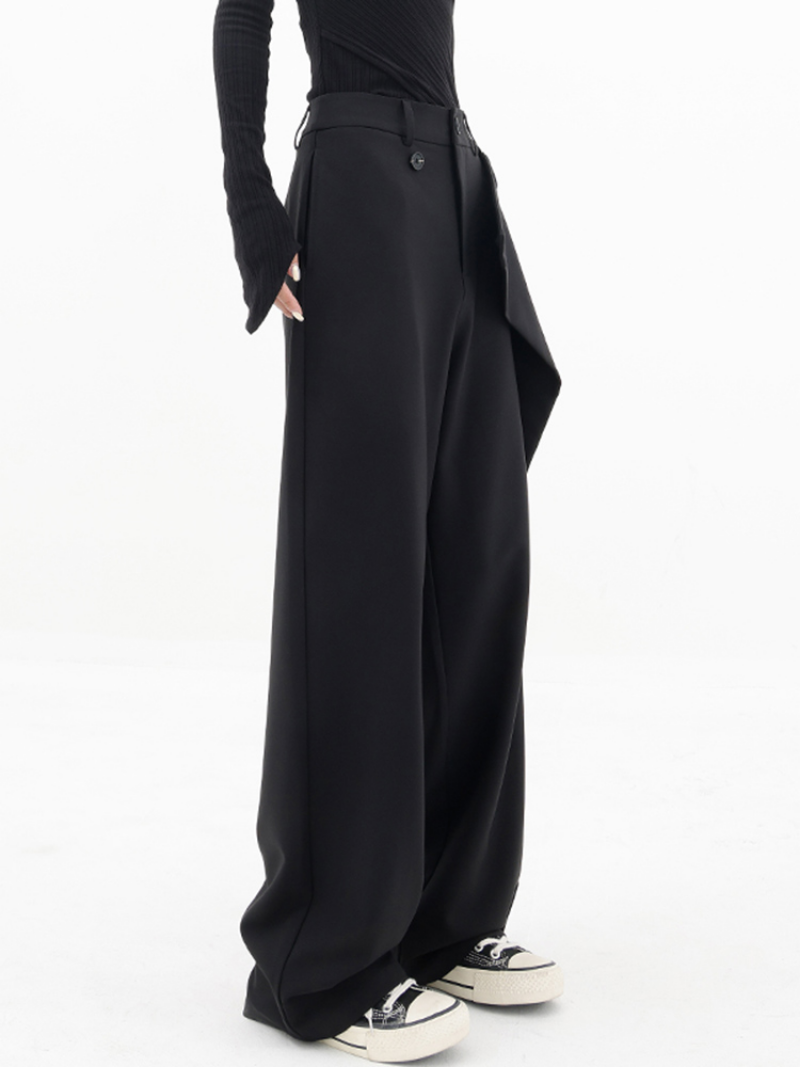 Asymmetrische Broek voor Vrouw Losse Zomerstijl