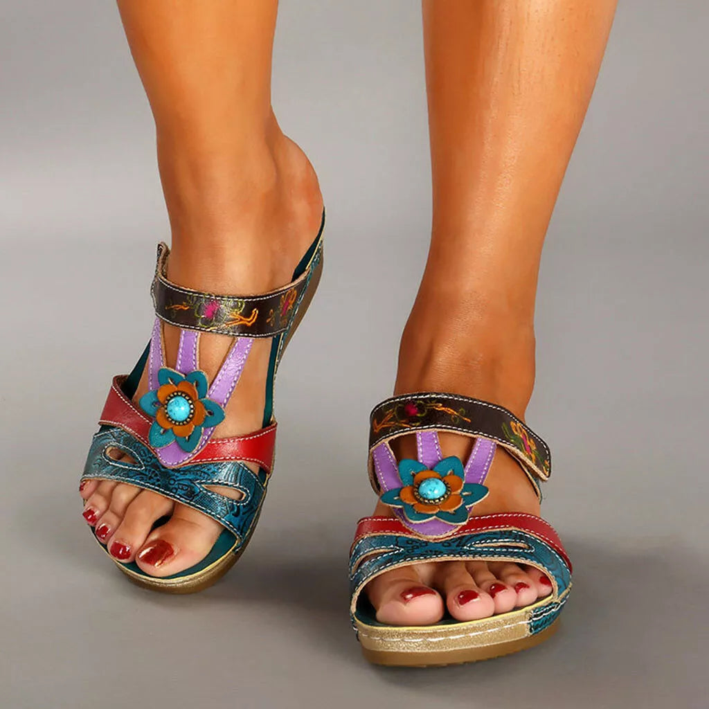 Vrouwensandalen met Riemen Bohemian Stijl - StudioMarella